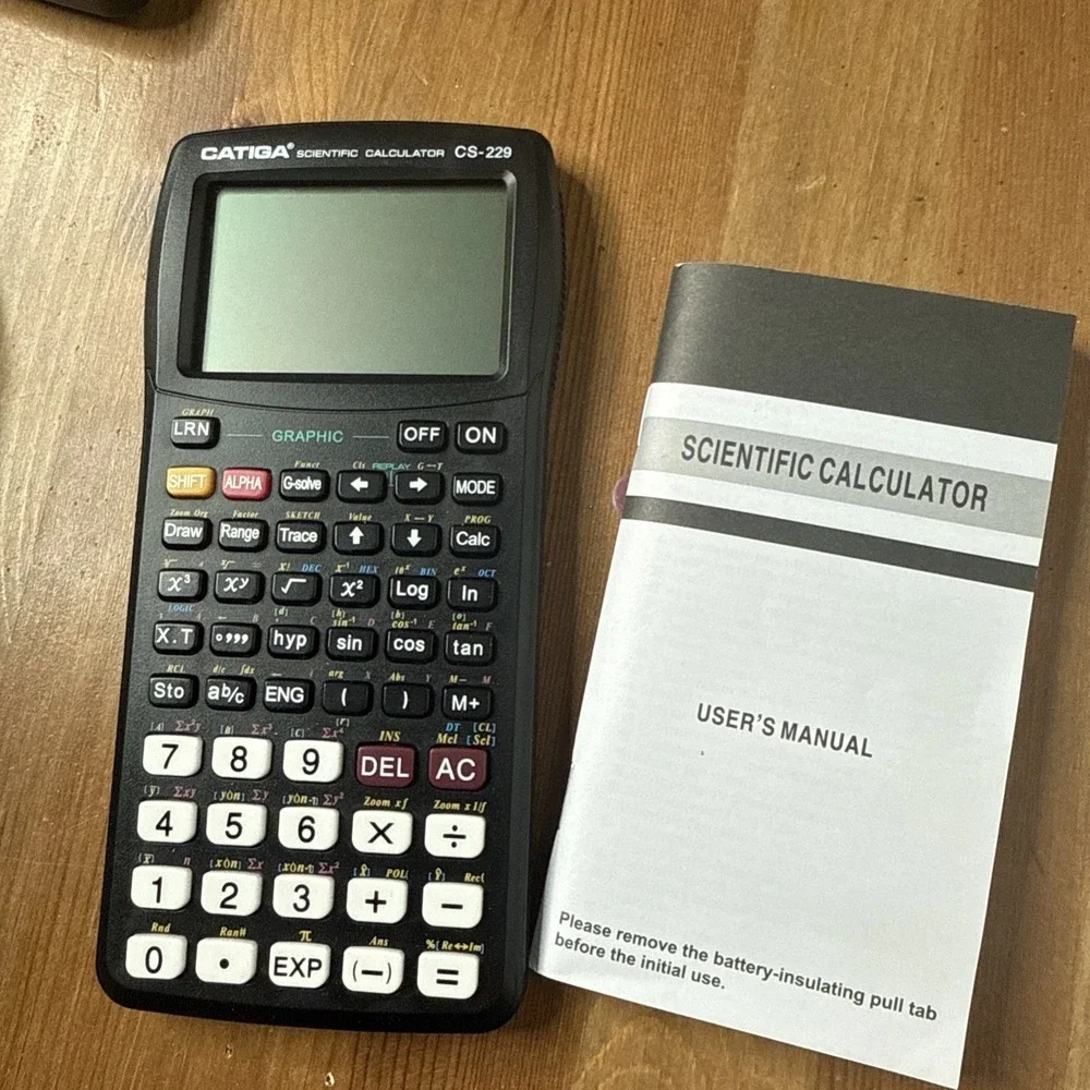 Catiga CS229 Scientific & Engineering Graphic Calculator Sunlite Corp Black New
